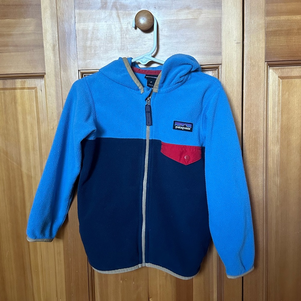 Patagonia toddler micro fleece zip up